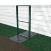 Калитка со сварной сеткой Стандарт ППК /2,0х1,0м RAL6005 (темно-зеленый) левая внутрь купить в Санкт-Петербурге