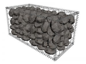 Габион сварной оцинкованный 1,0х0,5х0,5, пруток 4мм, спираль 15*1000мм, Габион 1*0,5*0,5, 4мм