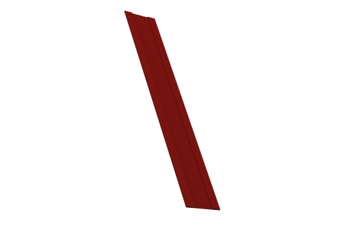 Крепежная планка Satin (одностороннее покрытие) GrandLine, RAL 3011 коричнево-красный