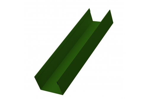 Стойка 60х40 PE 0,45 (одностороннее покрытие) GrandLine, RAL 6002 лиственно-зеленый