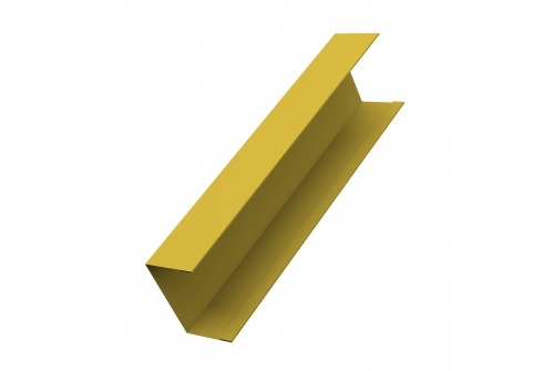 Крышка 65х60 (для ворот и калиток) PE 0,45 (одностороннее покрытие) GrandLine, RAL 1018 цинково-желтый