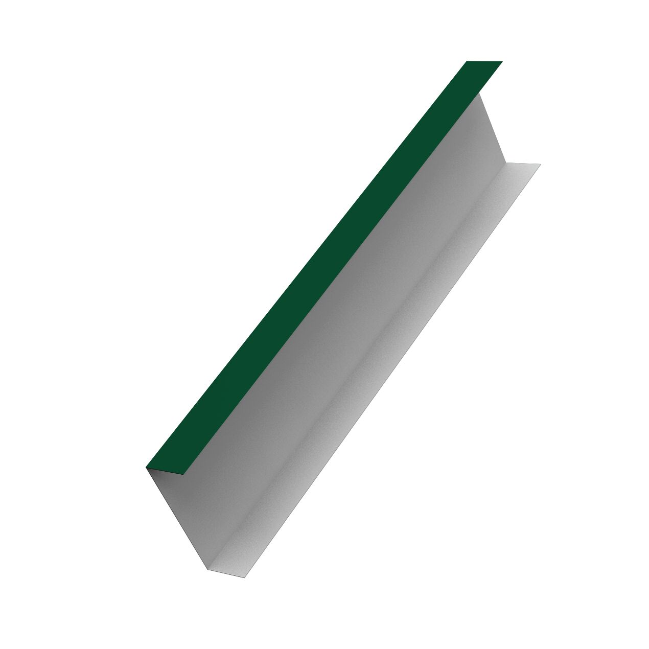 Декоративная накладка универс. д/столба 80х80 0.45 PE 1.8м GL, RAL 6005 зеленый мох