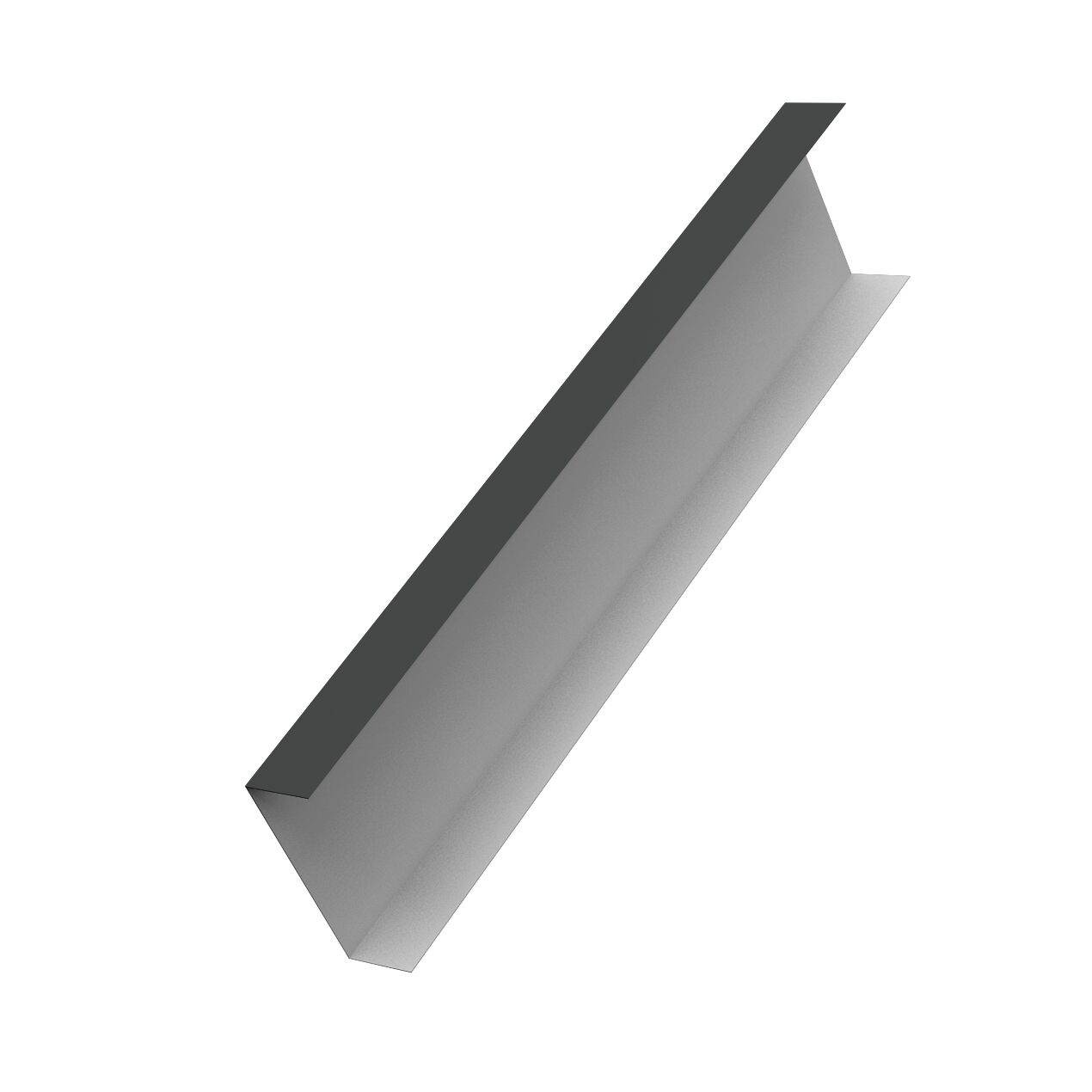 Декоративная накладка универс. д/столба 62х55 0.50 Drap TX 1.8м GL, Декоративная накладка универс. д/столба 62х55 0.50 Drap TX 7016 антрацитово-серый 1.8м GL