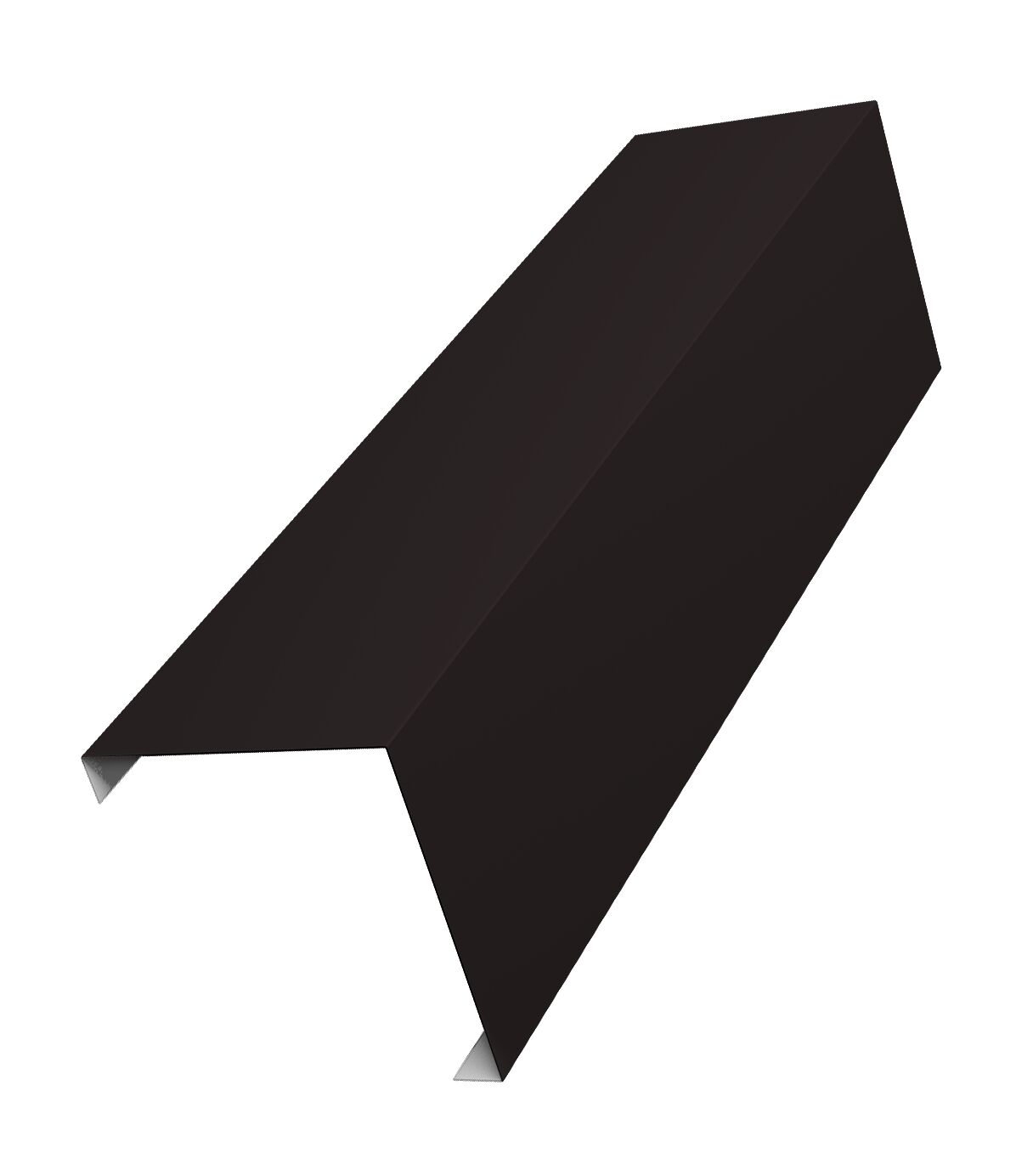 Декоративная накладка универс. угловая д/столба 60х60 0.50 Satin Matt TX 3м GL, RAL 9005 черный