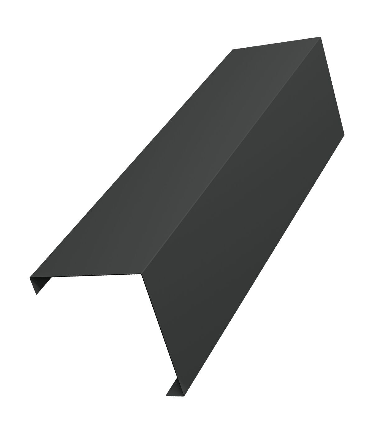 Декоративная накладка универс. угловая д/столба 62х55 0.45 PE-Double 3м GL, Декоративная накладка универс. угловая д/столба 62х55 0.45 PE-Double 7016 антрацитово-серый 3м GL