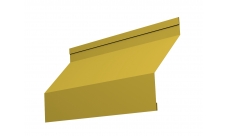 Ламель жалюзи Milan PE 0,45 (одностороннее покрытие) GrandLine, цинково-желтый 1018