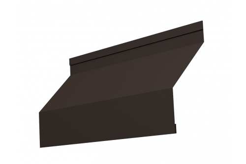 Ламель жалюзи Milan GreenCoat Pural BT (одностороннее покрытие) GrandLine, RR 32 темно-коричневый
