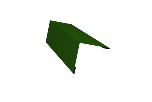 Планка завершающая 50х50 PE 0,45 (одностороннее покрытие) GrandLine, RAL 6002 лиственно-зеленый