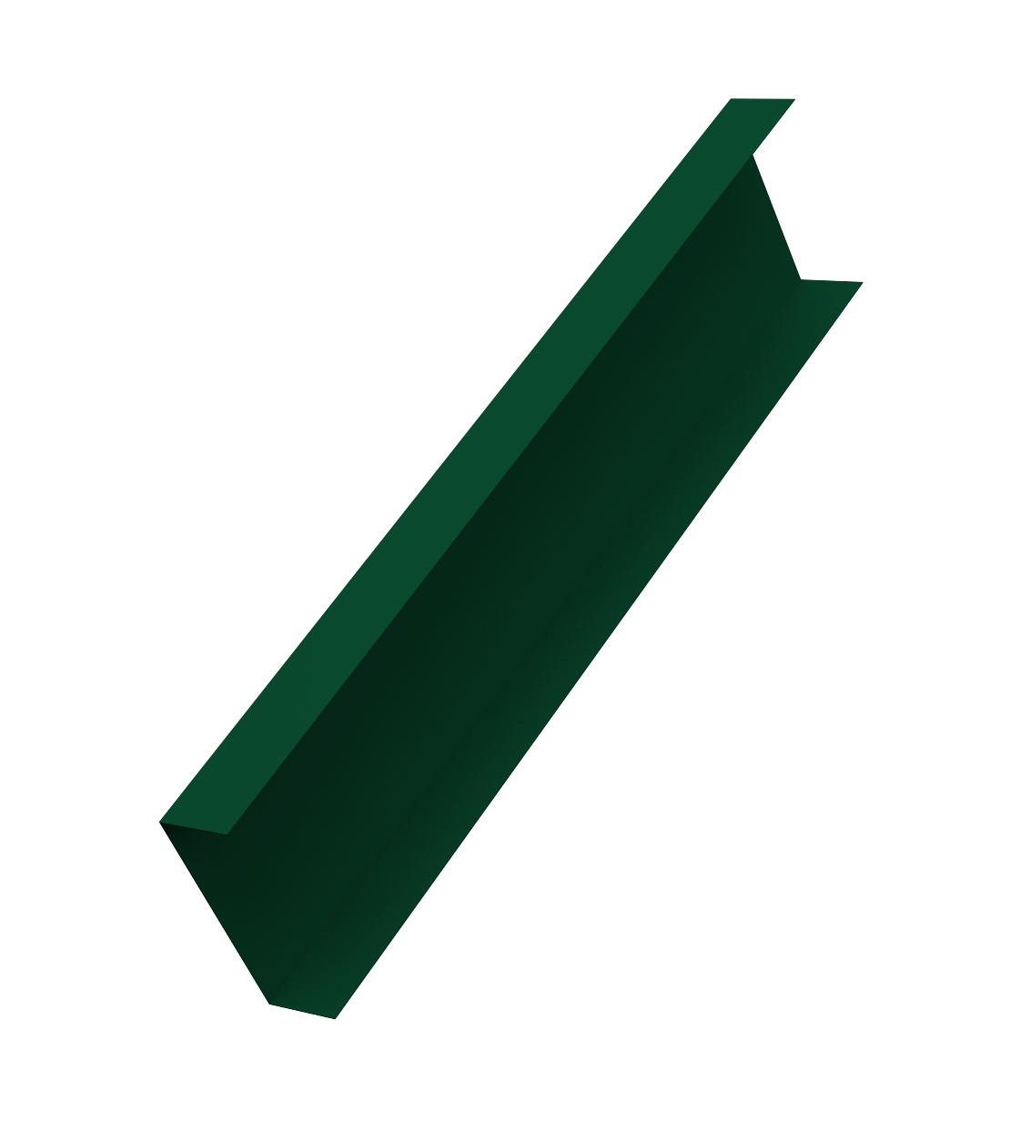 Декоративная накладка универсальная прямая 60*60 Atlas X (двустороннее TwinColor) GrandLine, зеленый мох 6005