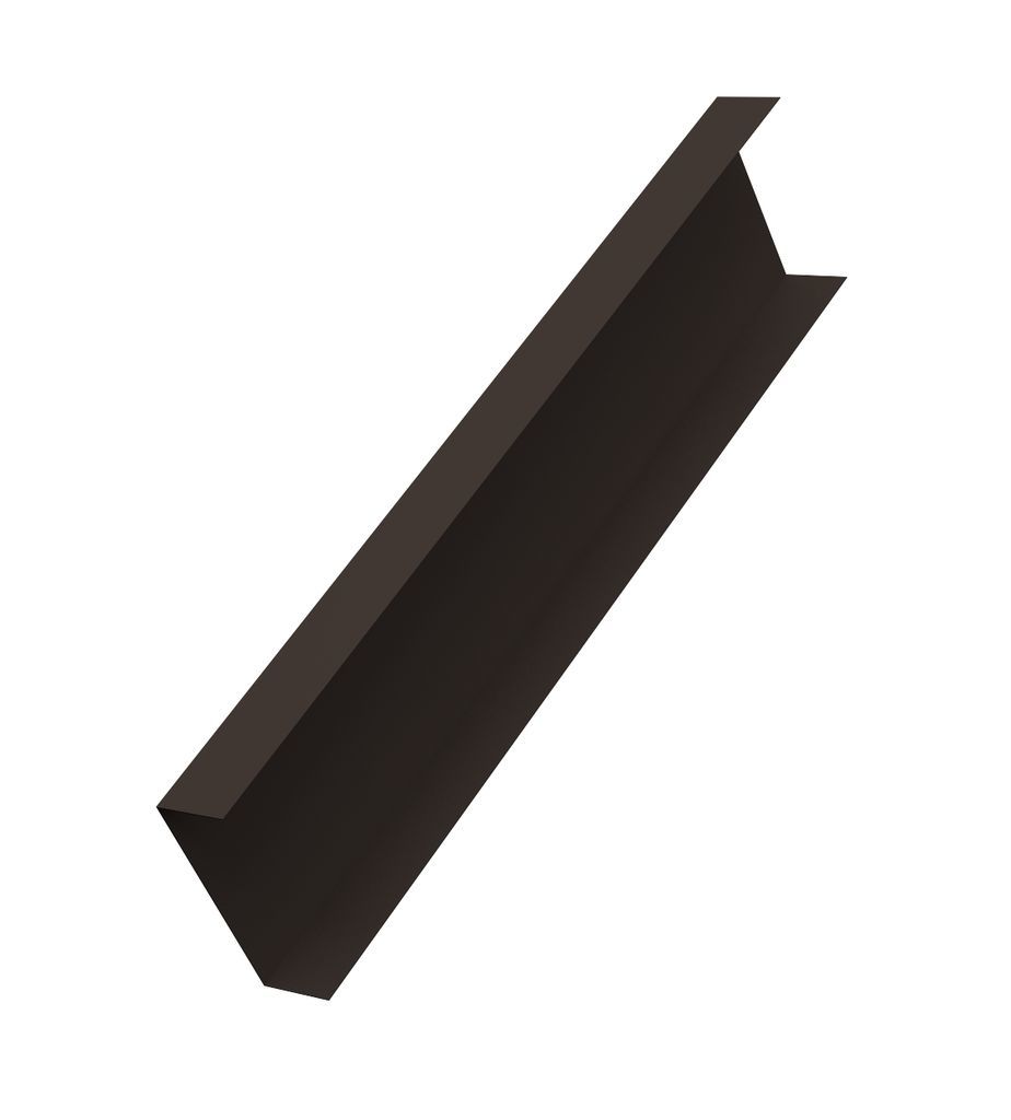 Декоративная накладка универсальная прямая 80*80 Satin Matt (одностороннее покрытие) GrandLine, темно-коричневый RR32