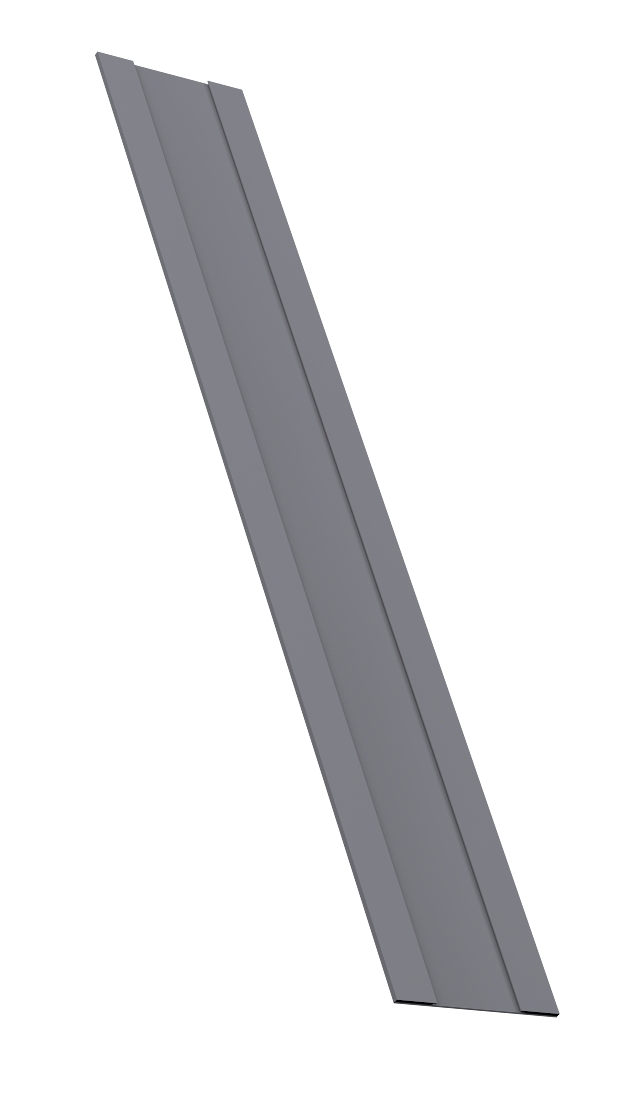 Крепежная планка Satin (одностороннее покрытие) GrandLine, сигнальный серый 7004