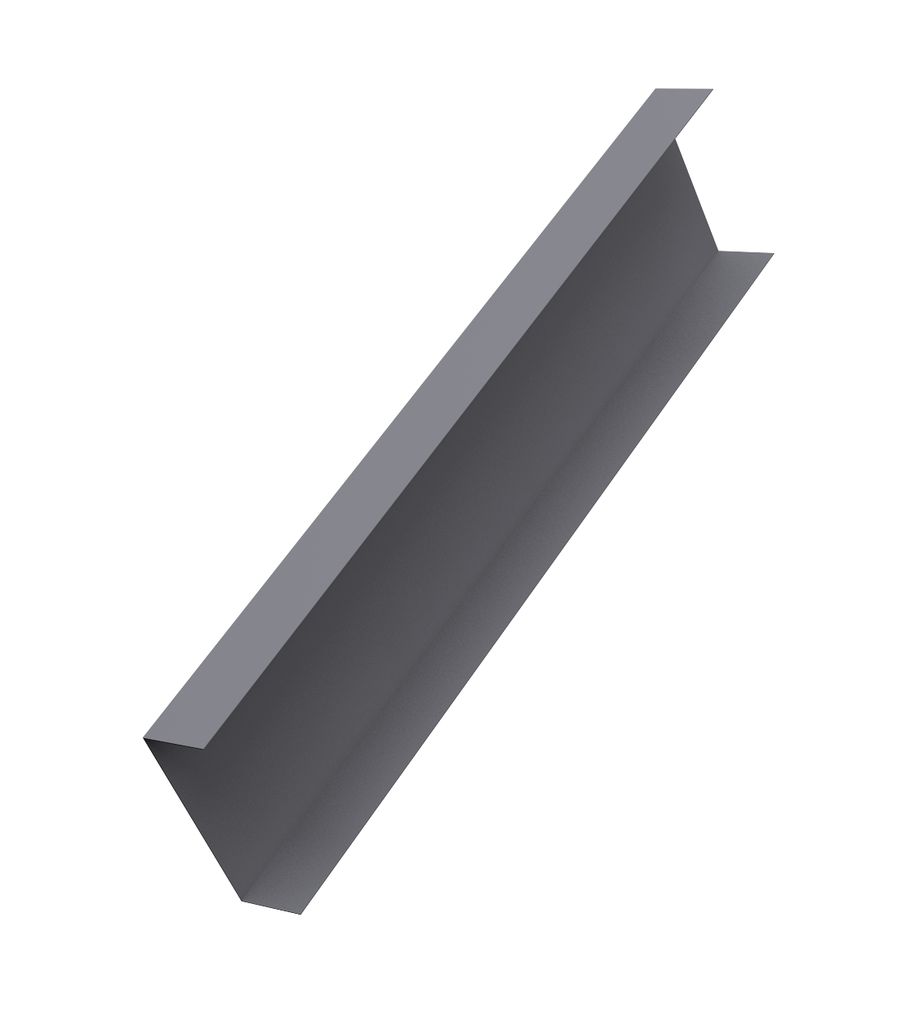 Декоративная накладка универсальная прямая 60*60 Drap (одностороннее покрытие) GrandLine, сигнально-серый 7004