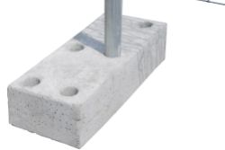 Основание бетонное для временных ограждений 32 кг, бетонное основание