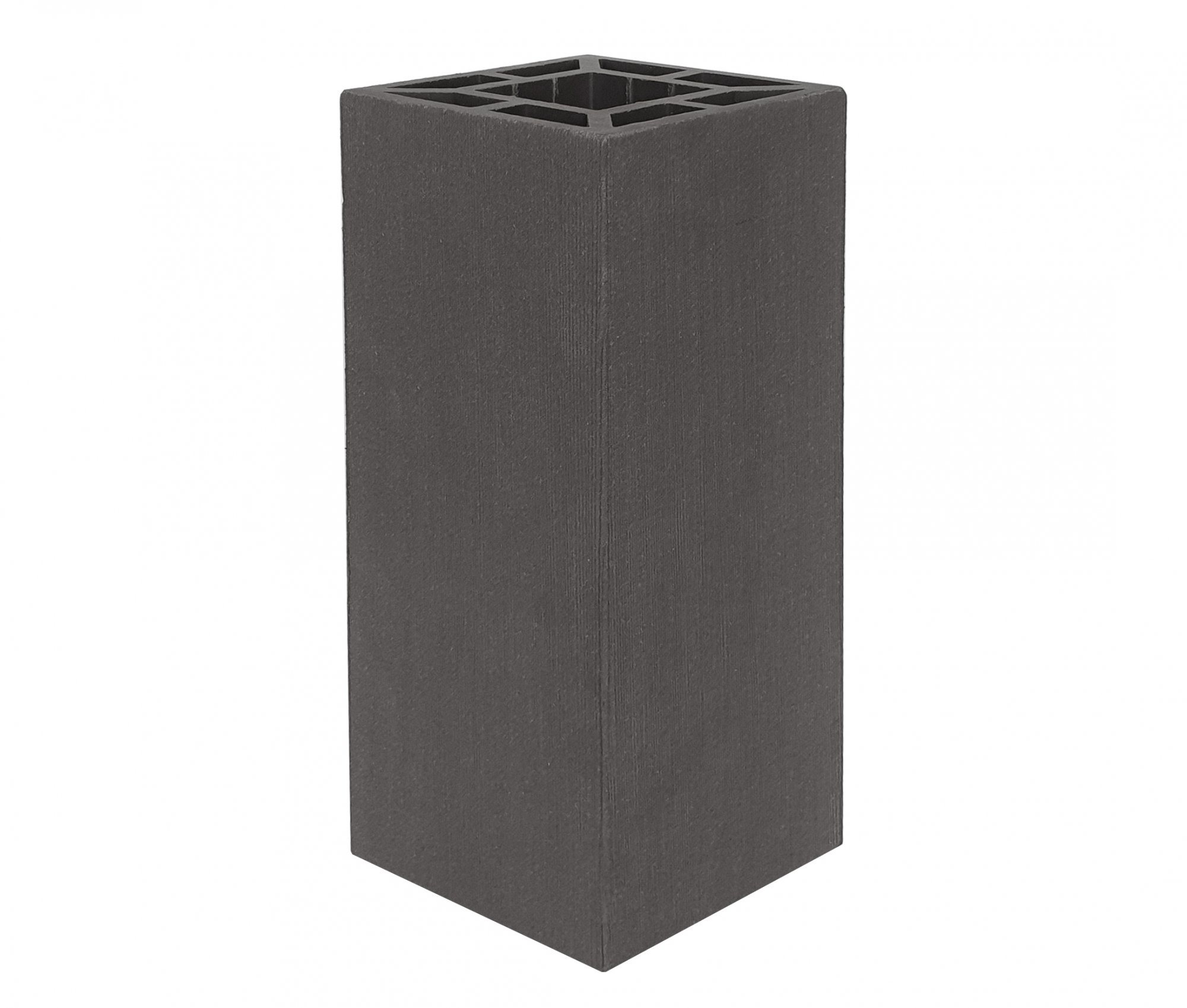 Столб большой ТЕРРАпол КЛАССИК Черное дерево 120х120х3050мм, Чёрное дерево