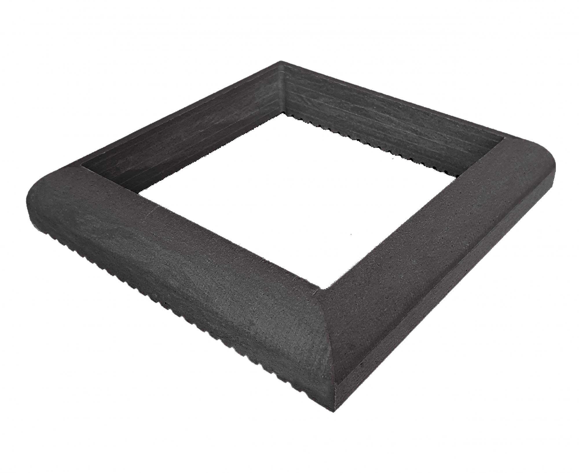 Рамка для столба ТЕРРАпол 3D Черное Дерево 130х130мм, Чёрное Дерево