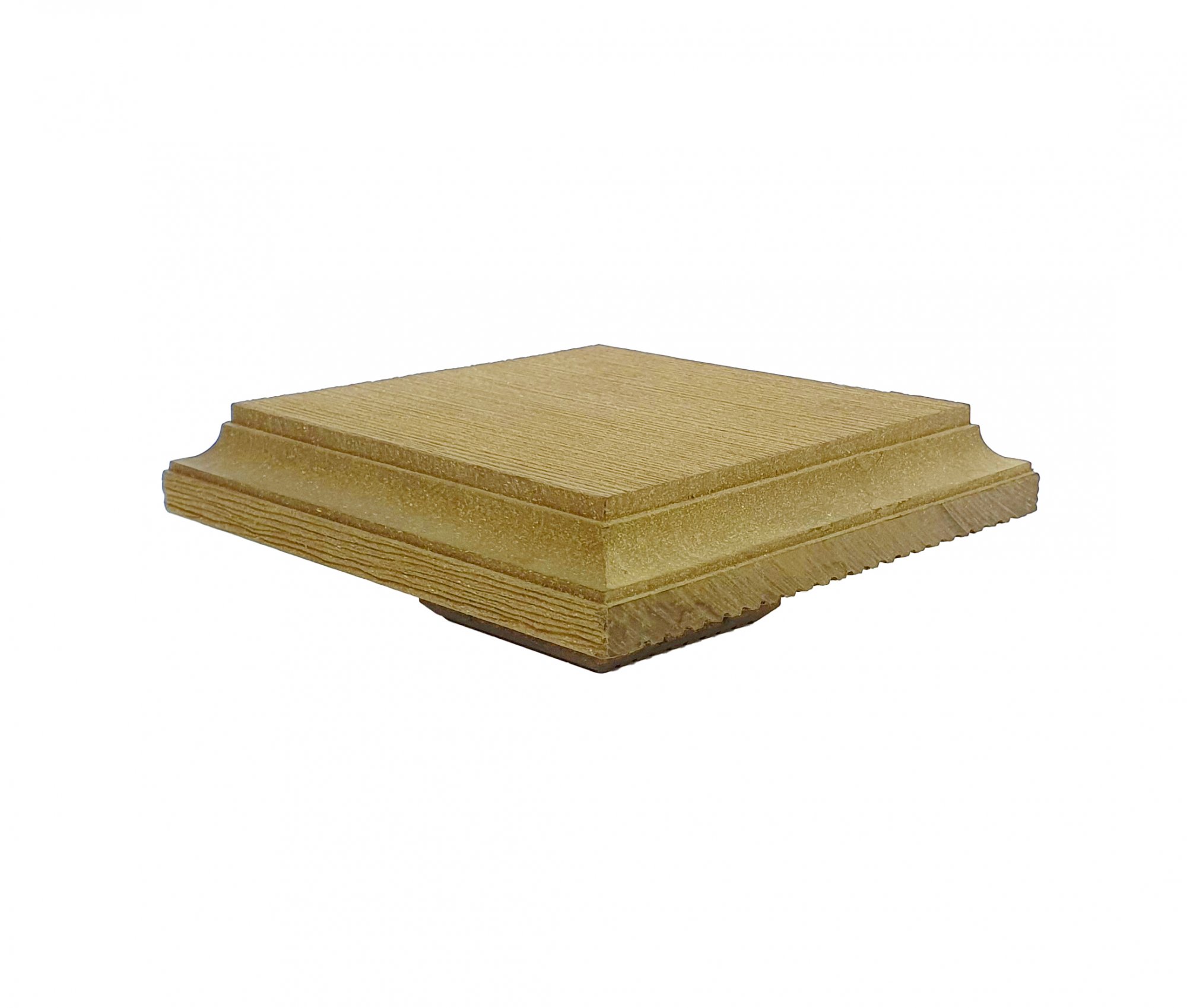 Крышка на столб ТЕРРАпол КЛАССИК Дуб Севилья 130х130мм, Дуб Севилья