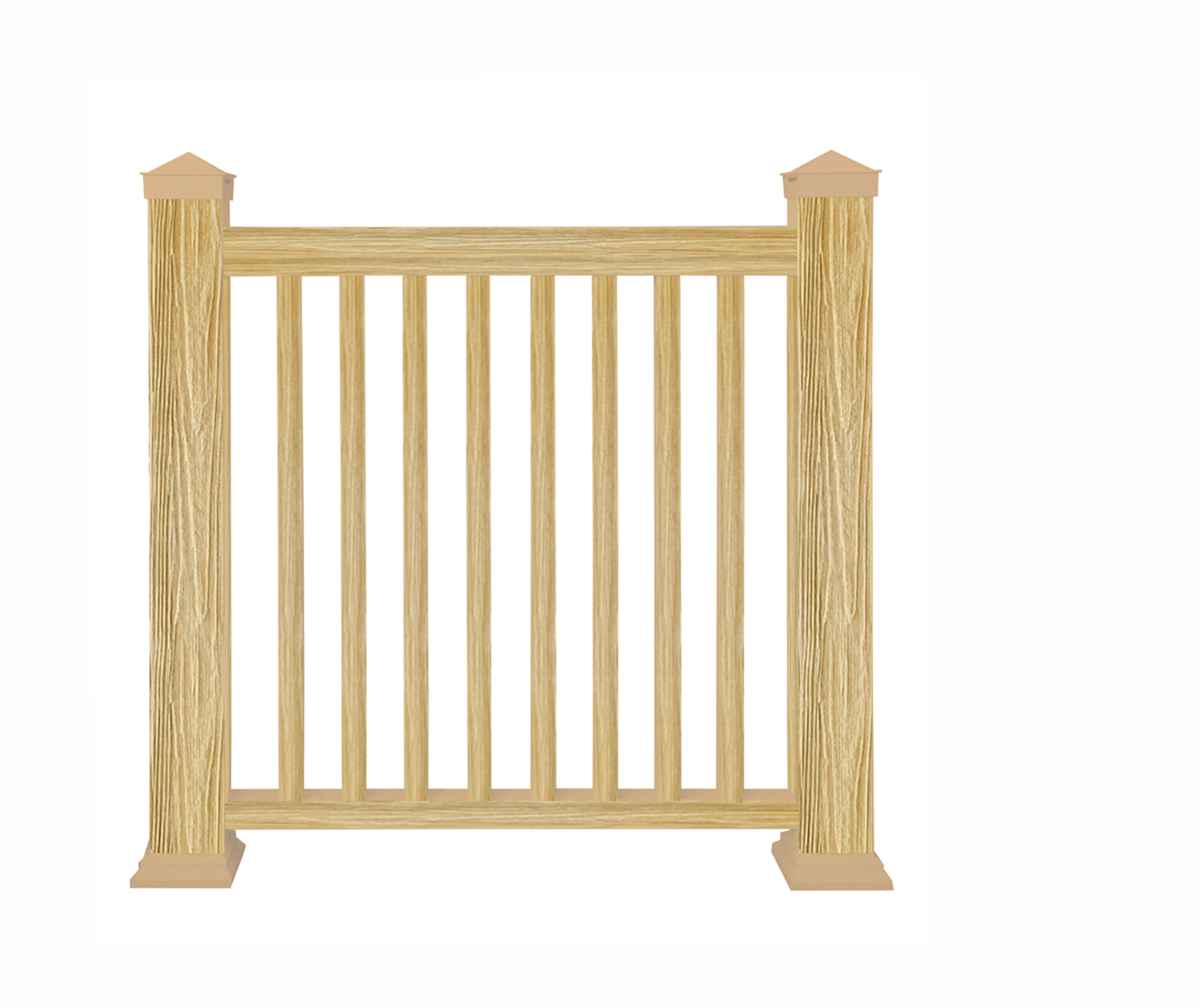 Столб ТЕРРАпол 3D Дуб Севилья 100х100х3050мм