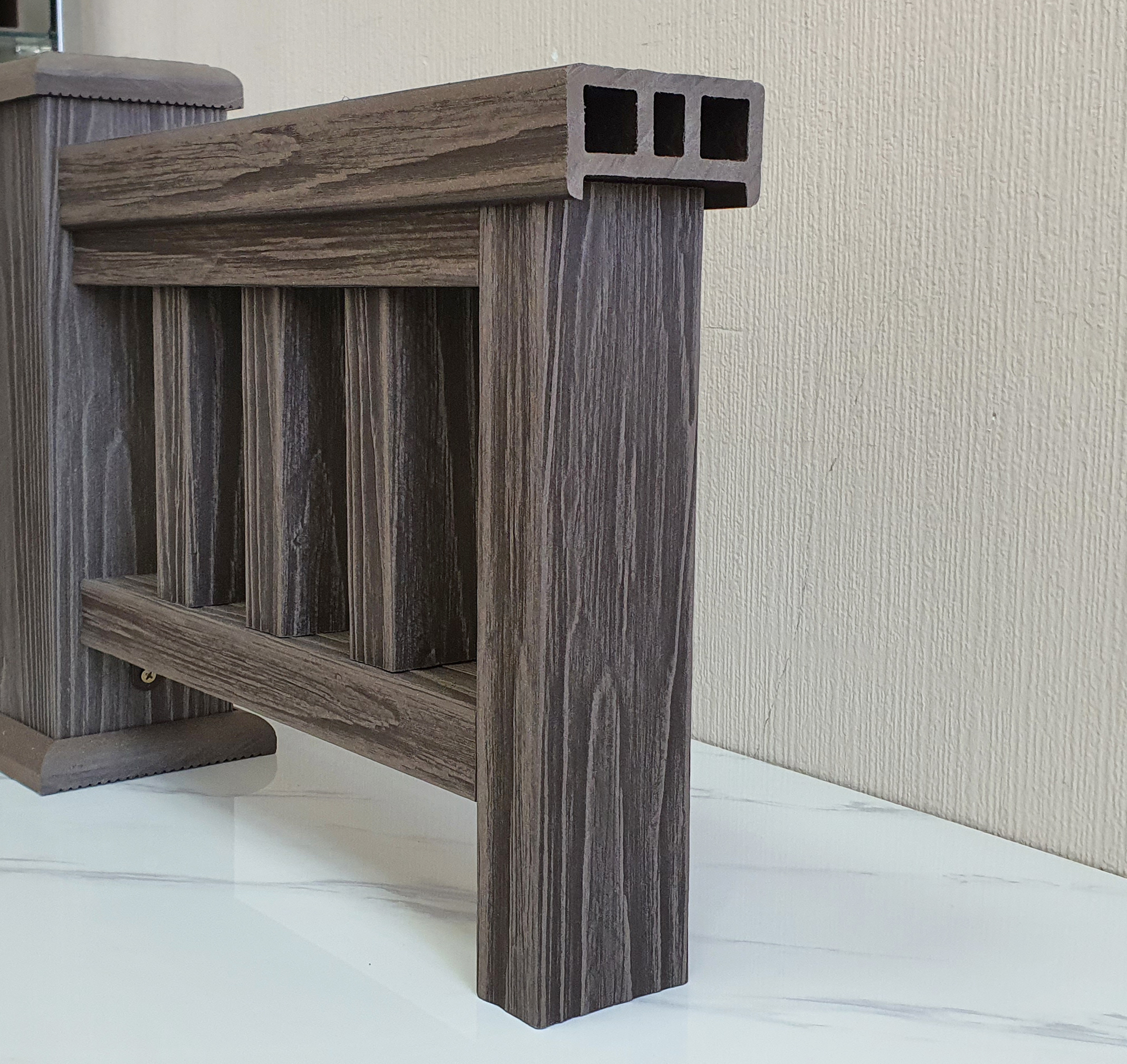 Перила ТЕРРАпол 3D Тик Киото 84х43х3000мм