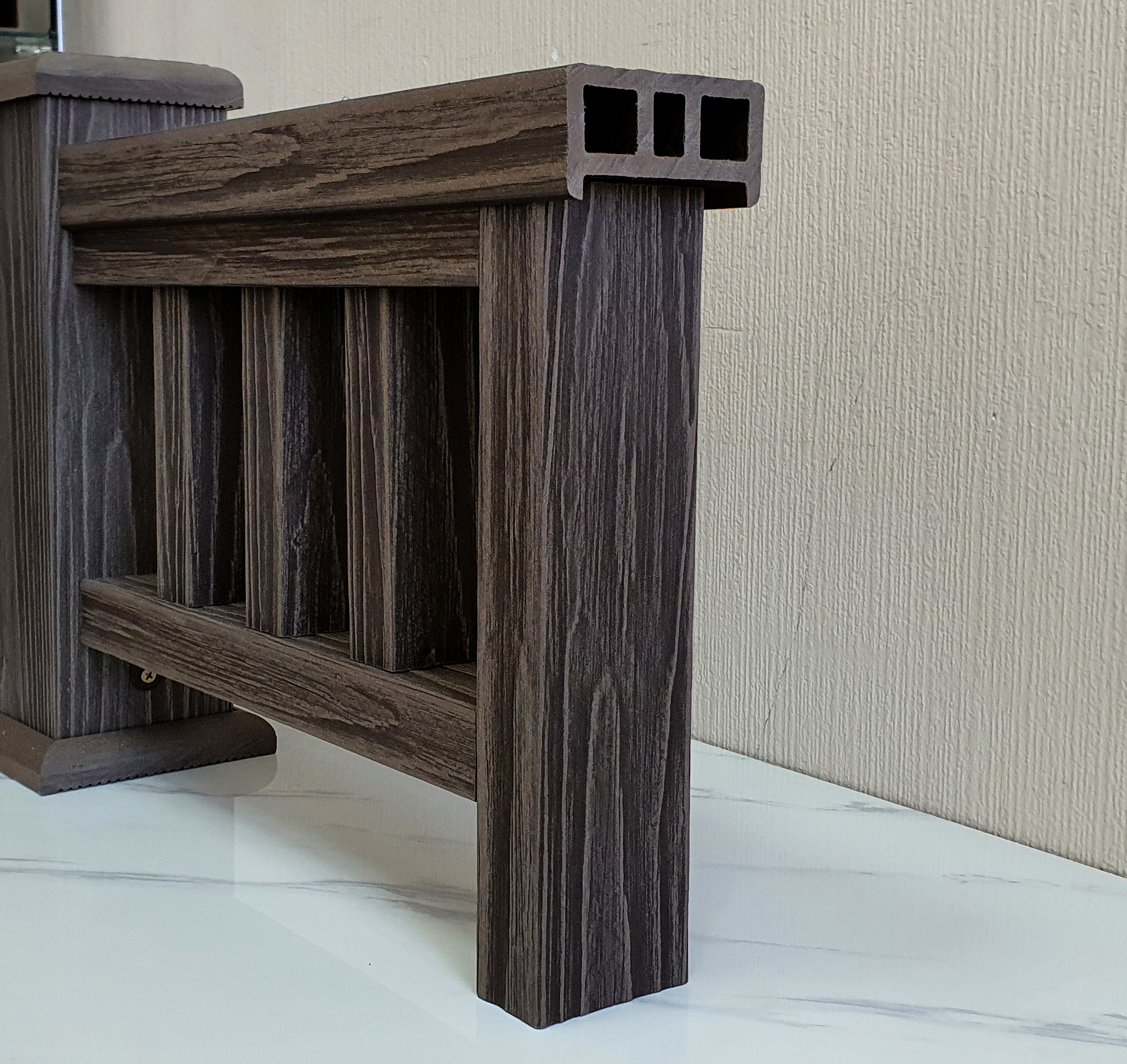 Перила ТЕРРАпол 3D Венге Соренто 84х43х3000мм