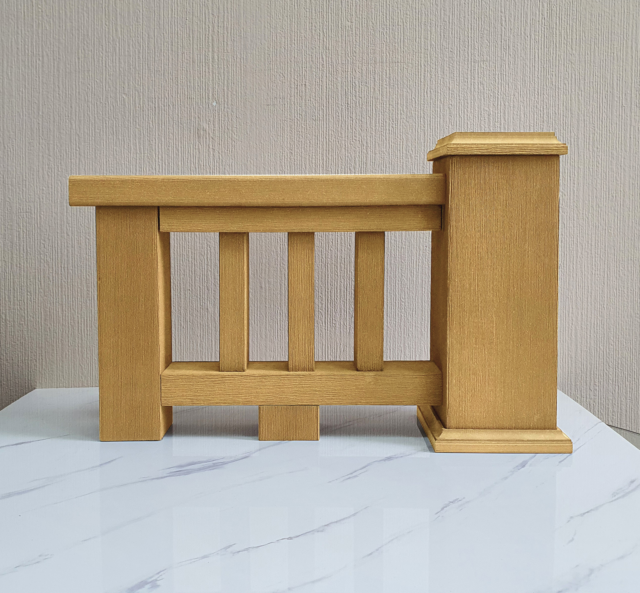 Столб малый ТЕРРАпол КЛАССИК Дуб Севилья 70х70х3050мм