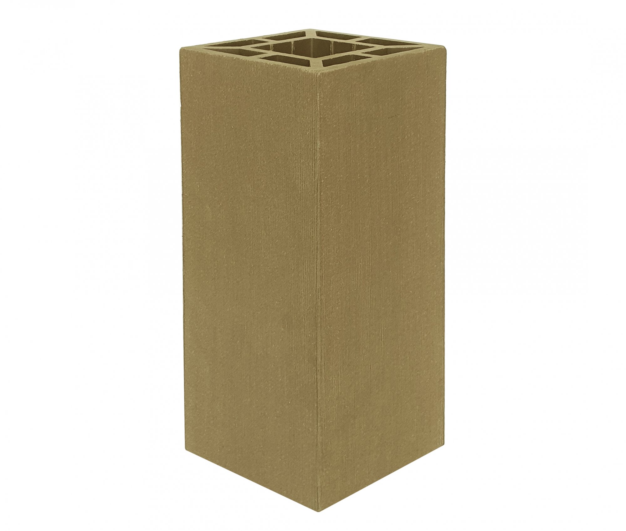 Столб большой ТЕРРАпол КЛАССИК Дуб Севилья 120х120х3050мм, Дуб Севилья