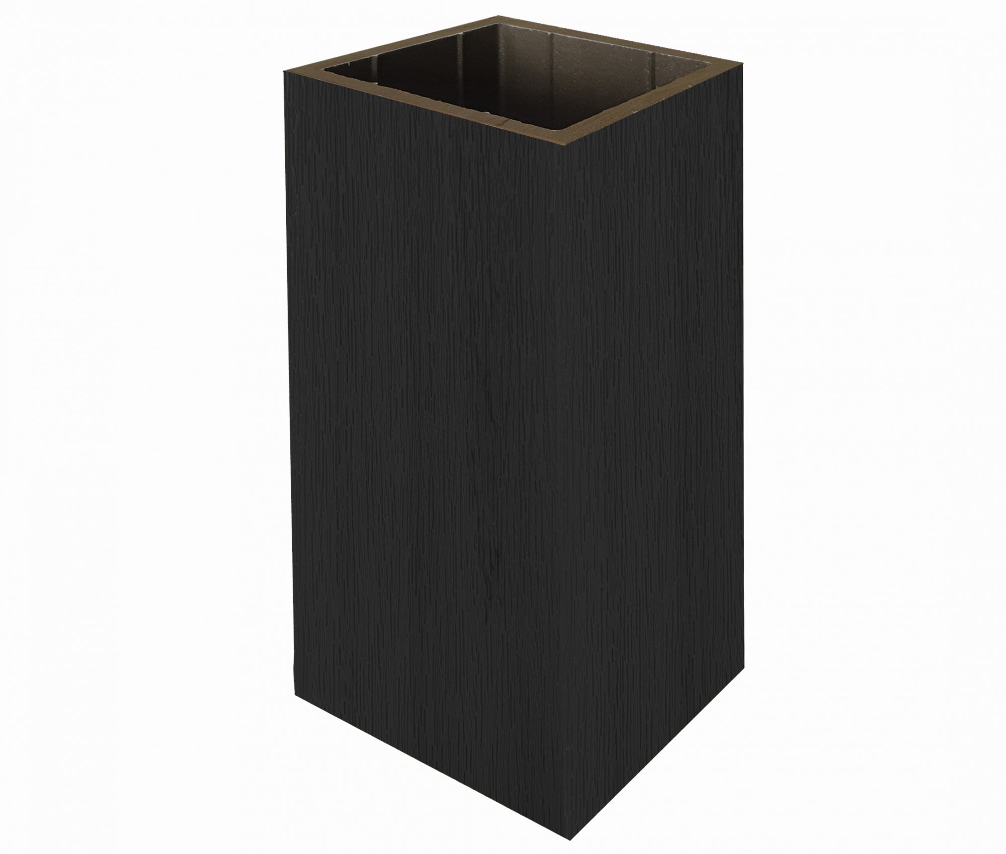 Столб большой ТЕРРАпол ПРАКТИК Черная жемчужина 100х100х3050мм, Чёрная жемчужина