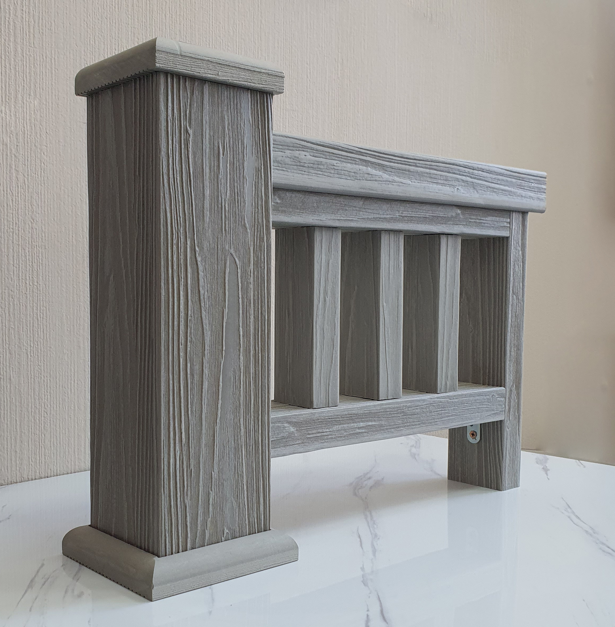 Подбалясенник ТЕРРАпол 3D Дуб Беленый 69х35х3000мм