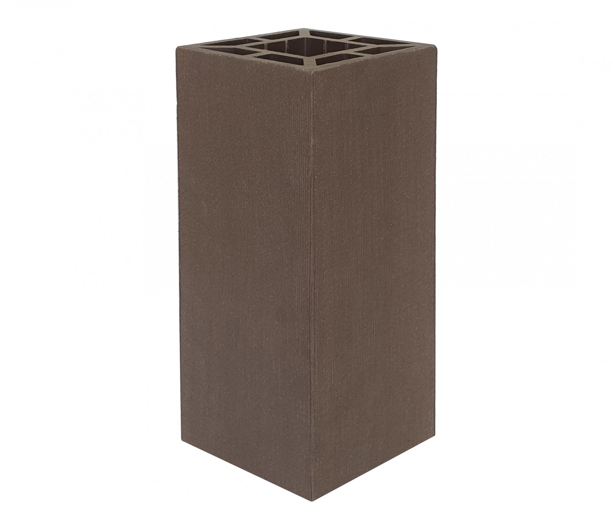 Столб большой ТЕРРАпол КЛАССИК Тик Киото 120х120х3050мм, Тик Киото