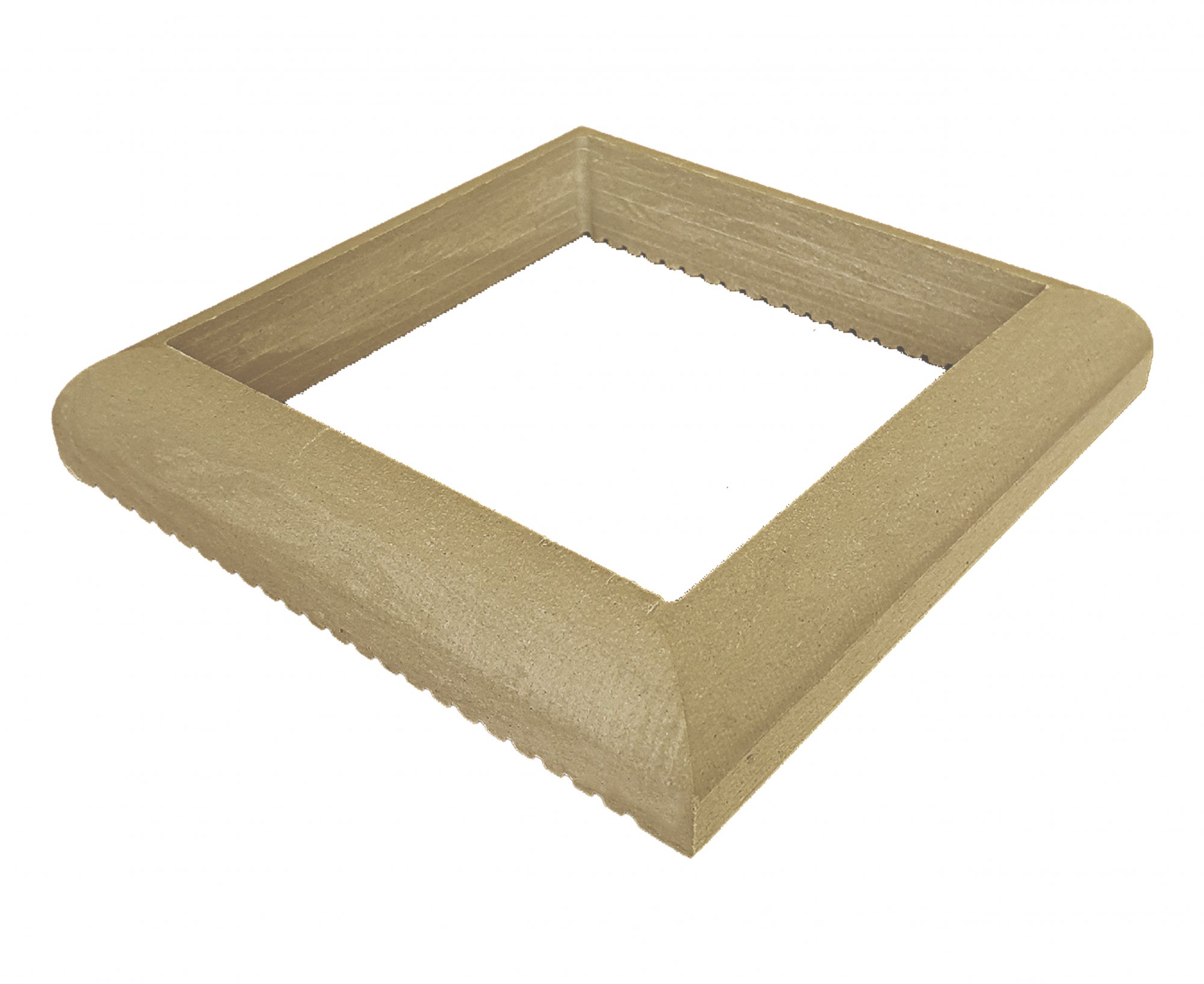 Рамка для столба ТЕРРАпол 3D Дуб Севилья 130х130мм, Дуб Севилья