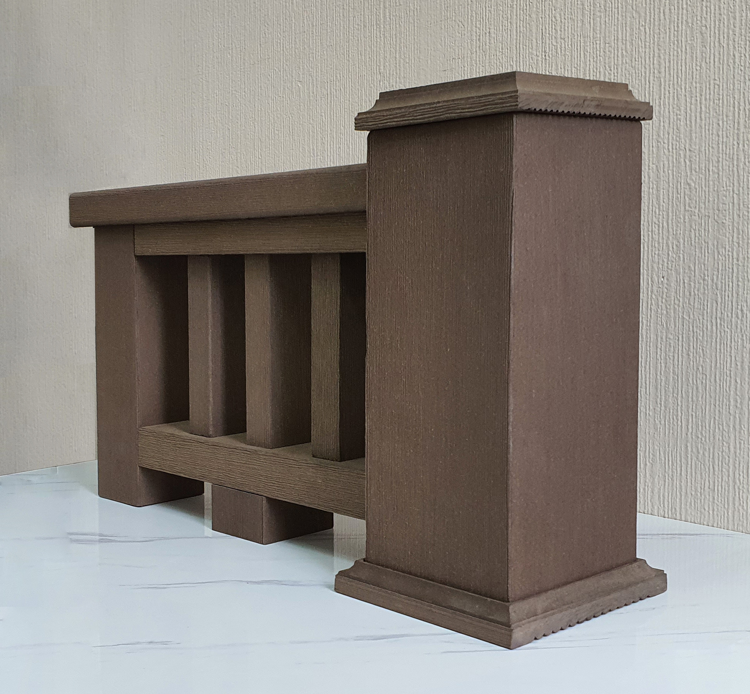 Столб малый ТЕРРАпол КЛАССИК Тик Киото 70х70х3050мм