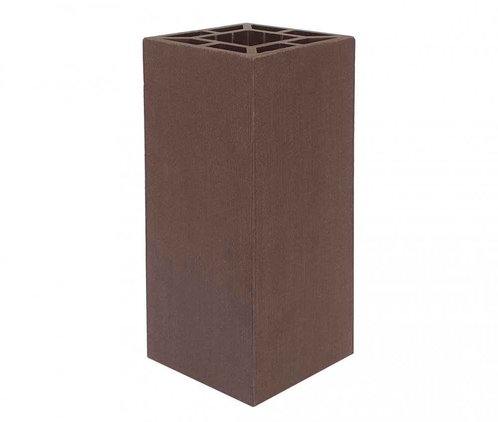 Столб большой ТЕРРАпол КЛАССИК 	Орех Милано 120х120х3050мм, Орех Милано