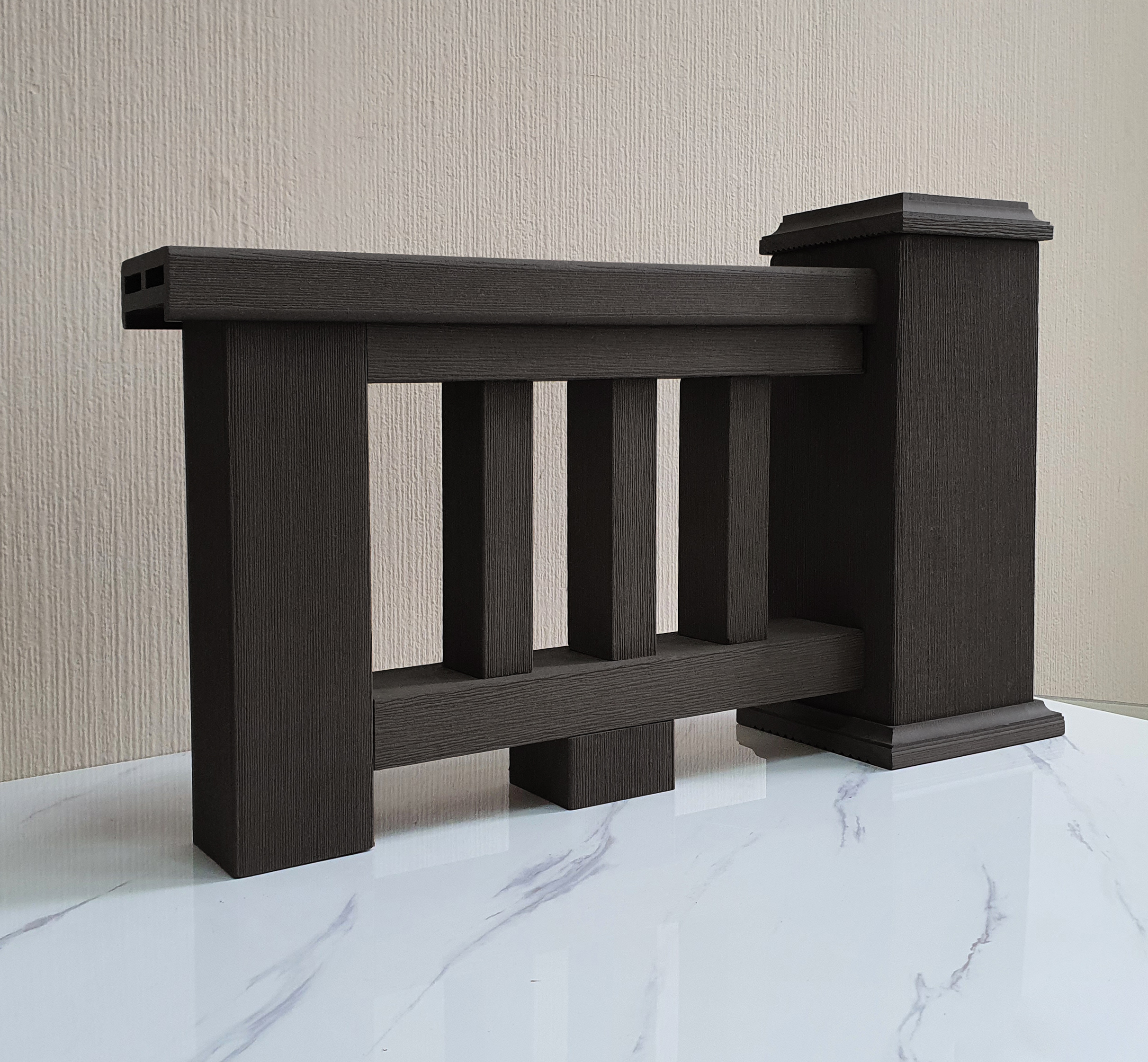 Перила ТЕРРАпол КЛАССИК Черное дерево 86х31х2400мм