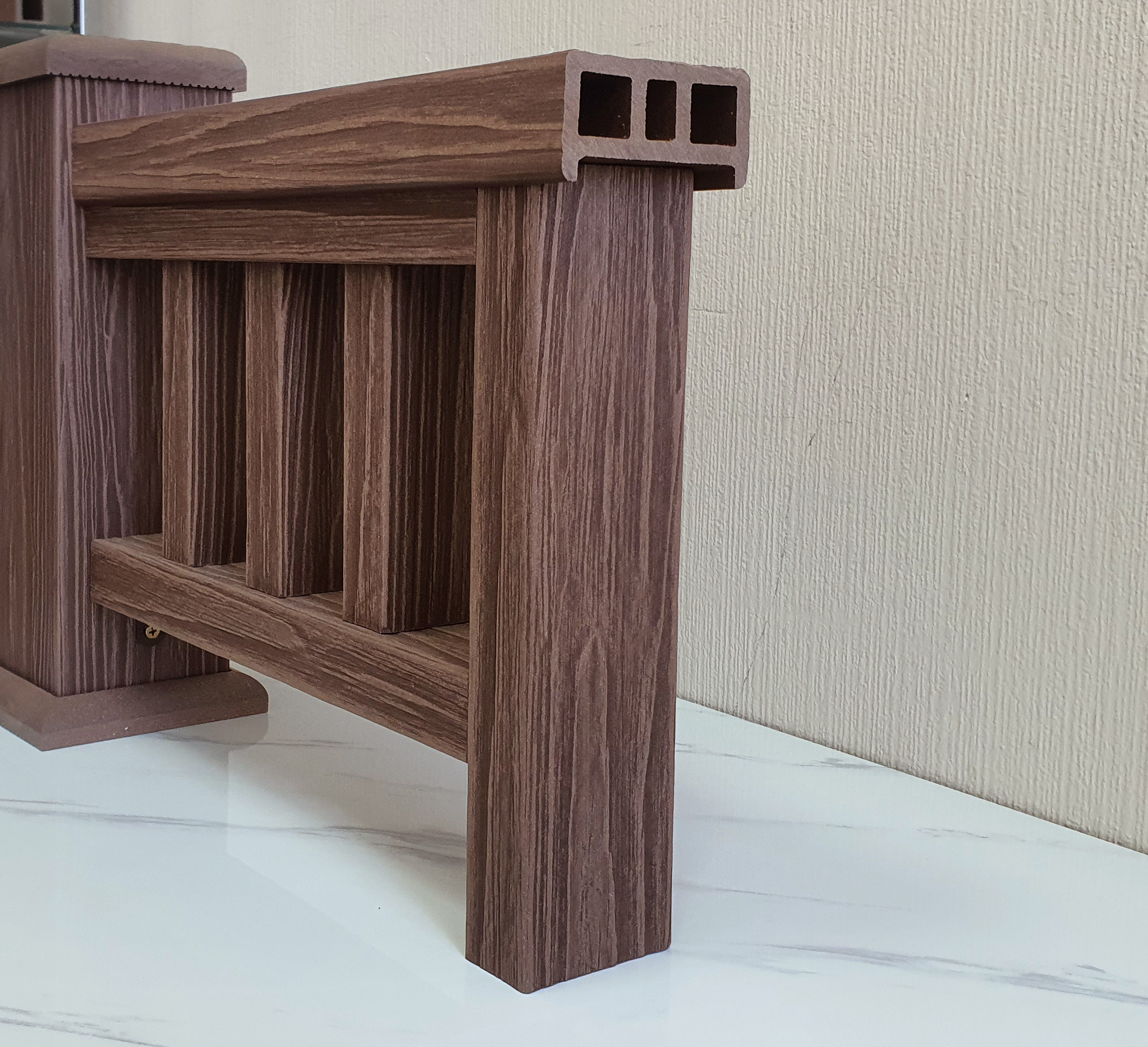 Столб ТЕРРАпол 3D Орех Милано 100х100х3050мм