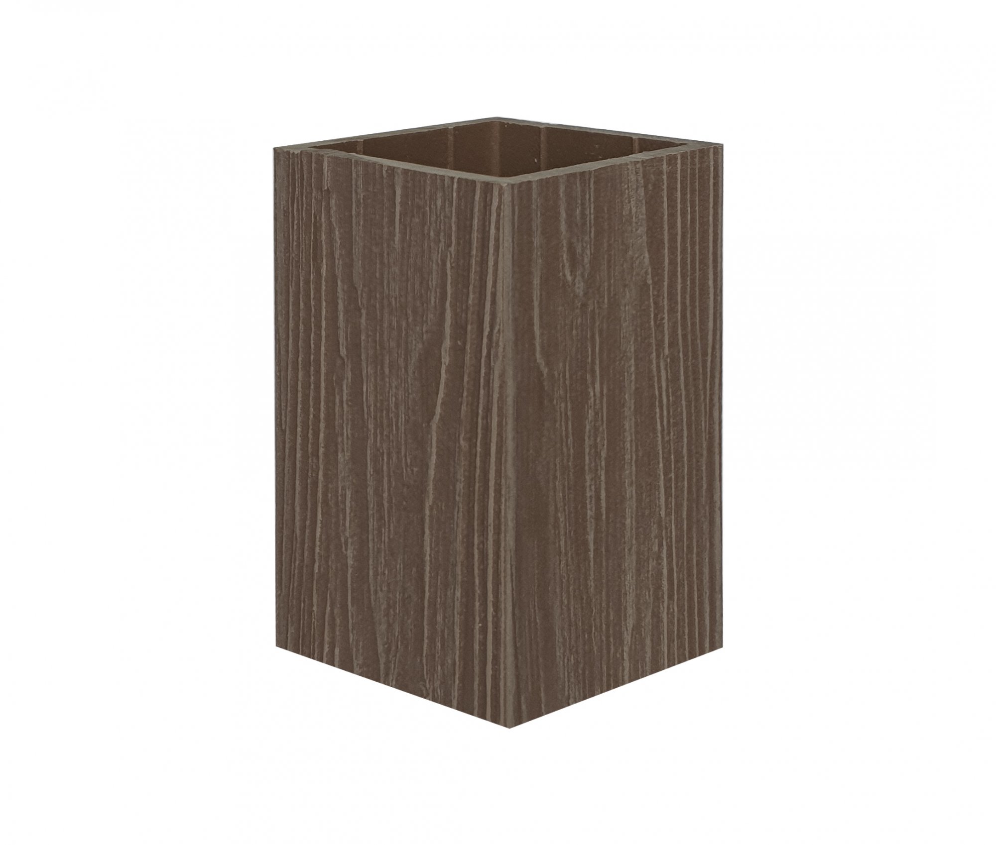 Столб большой ТЕРРАпол 3D Тик Киото 100х100х3050мм, Тик Киото