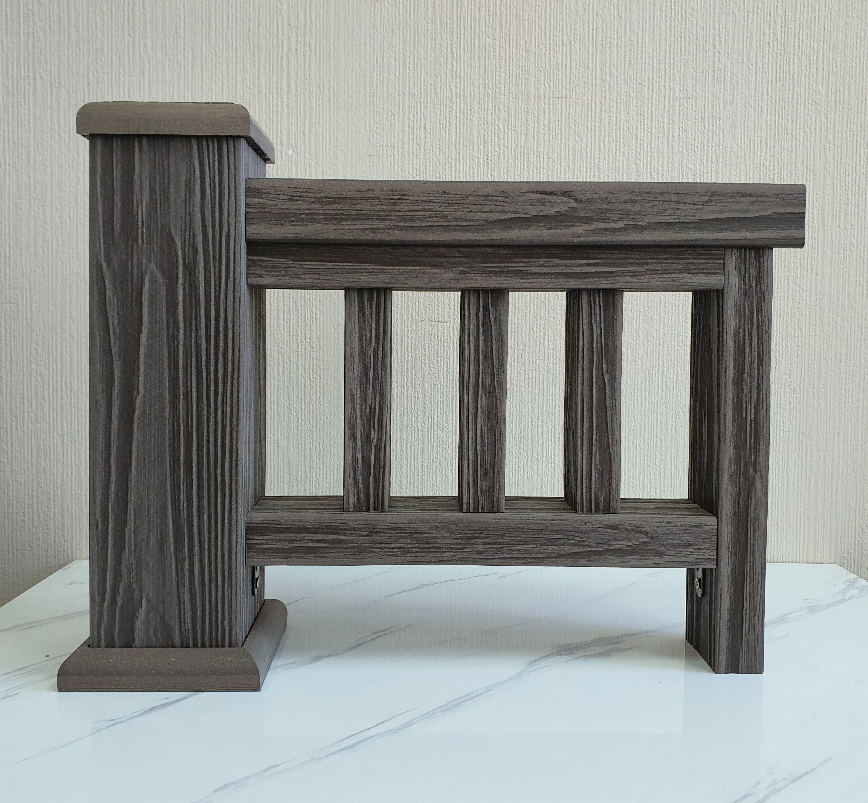 Столб большой ТЕРРАпол 3D Тик Киото 100х100х3050мм