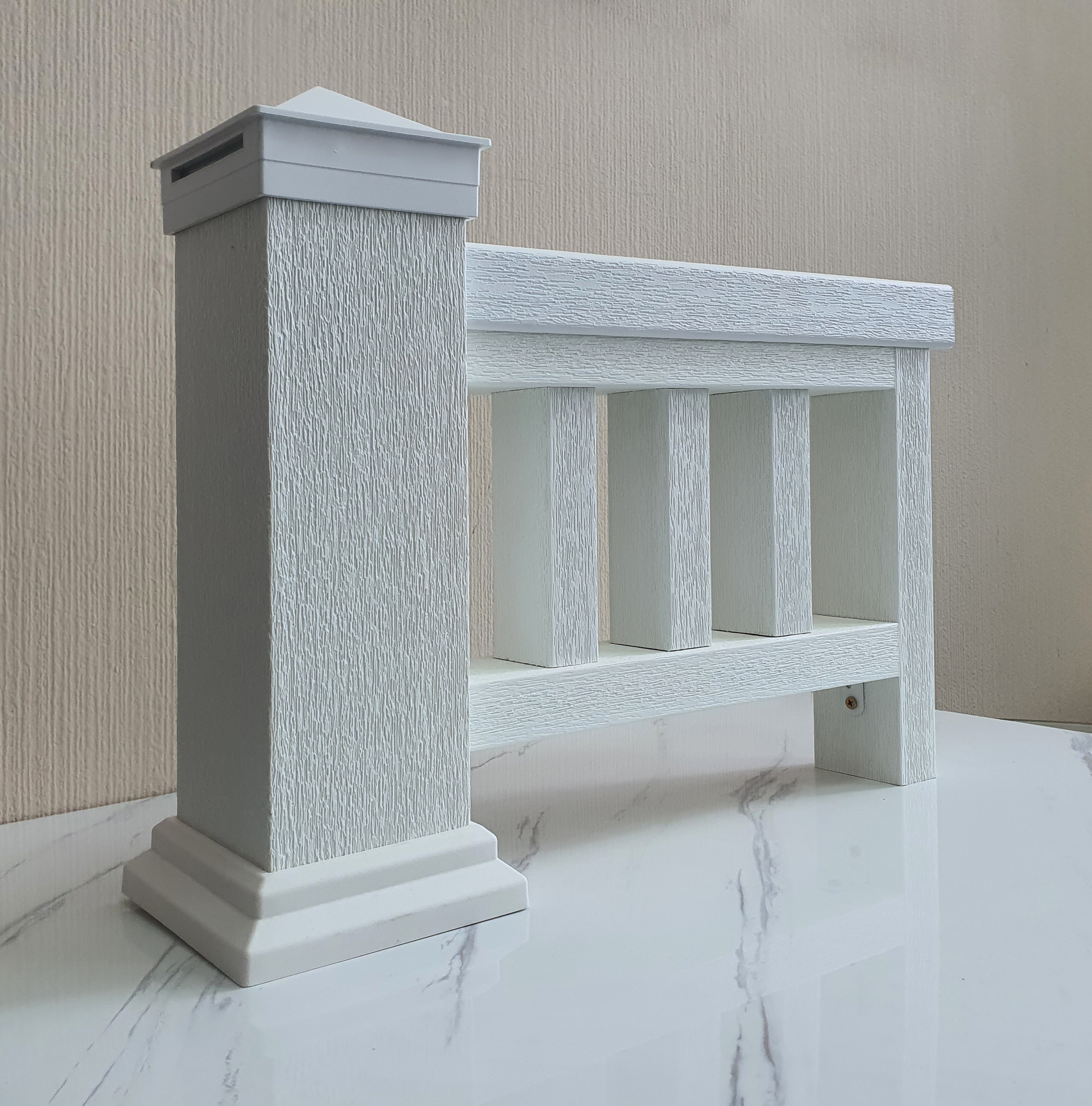 Перила ТЕРРАпол ПРАКТИК Жемчуг 84х43х3000мм