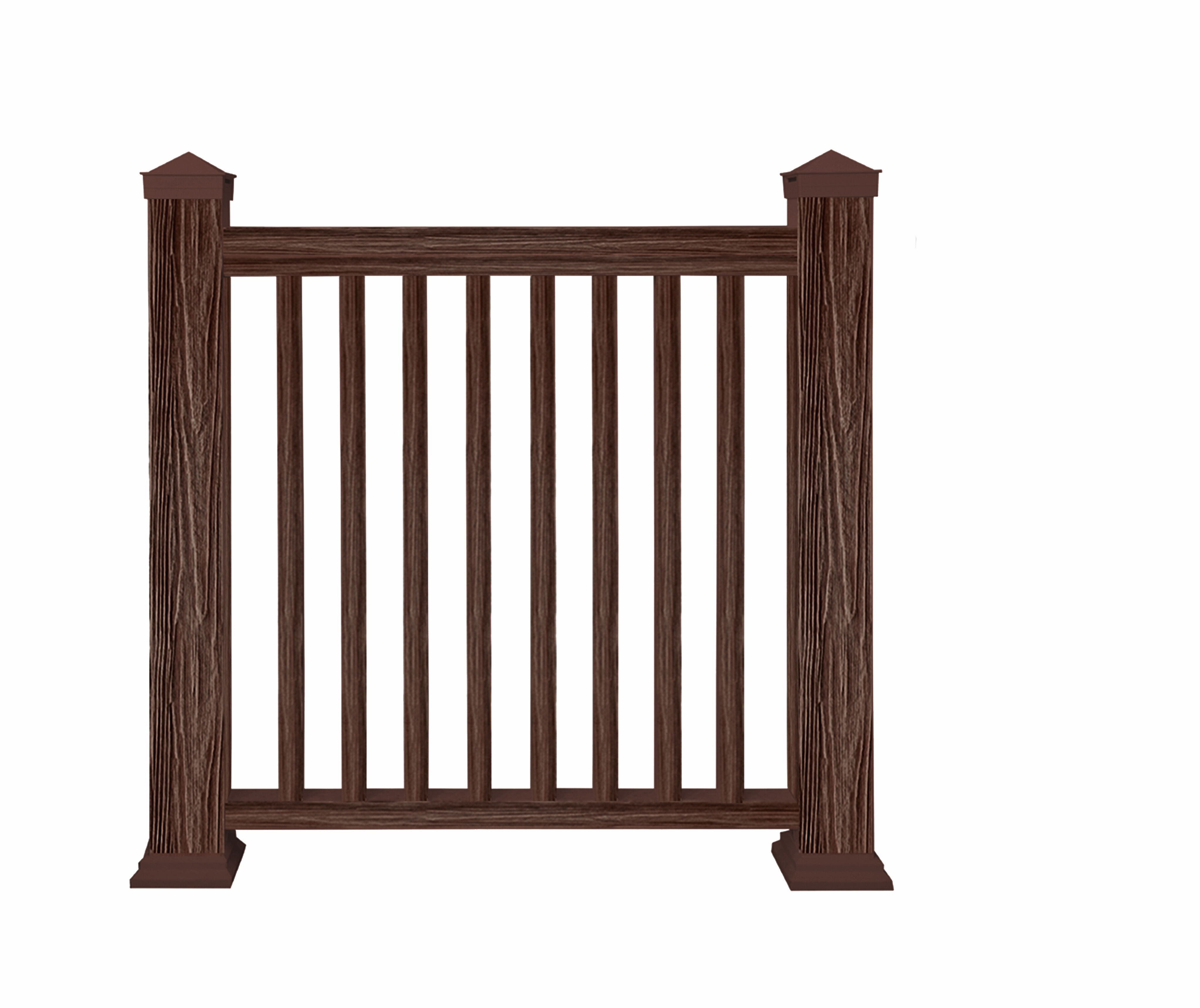 Балясина ТЕРРАпол 3D Венге Соренто 52х32х2400мм