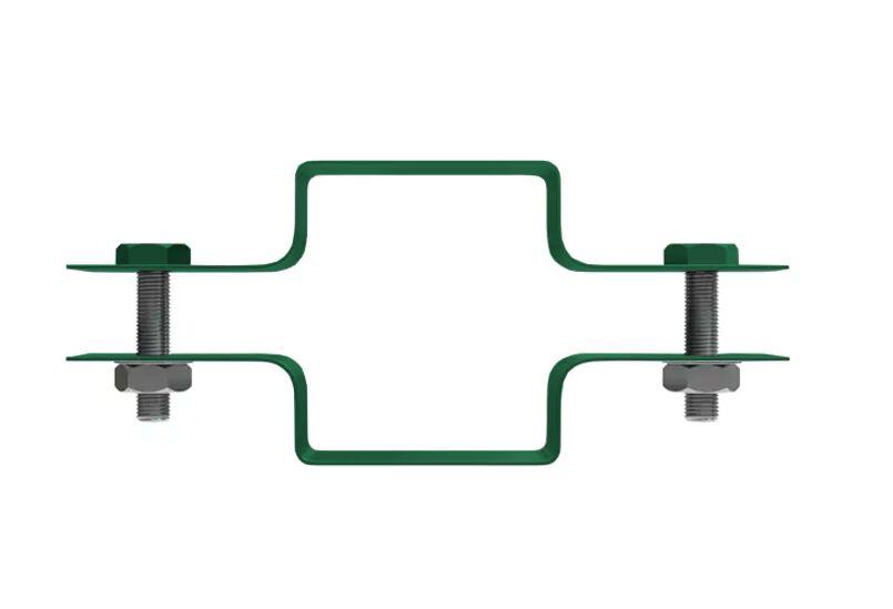 Хомут составной 60х60 Н-1500мм цинк 50шт, 6005 (зелёный)