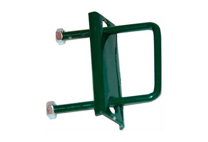 Хомут оцинкованный для столба 40х60 ППК, 6005 (зелёный)