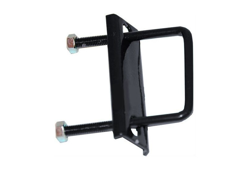 Хомут оцинкованный для столба 40х60 ППК, 7024 (темно-серый)