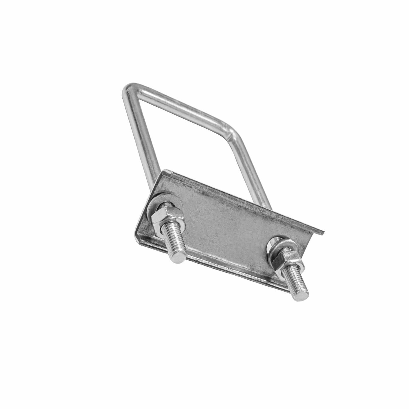 Хомут оцинкованный для столба 80х80 50шт, серый