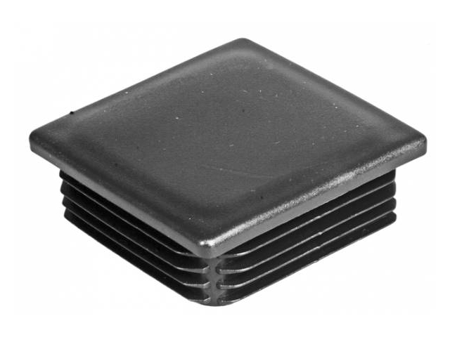 Заглушка пластиковая на трубу 70х70, чёрный