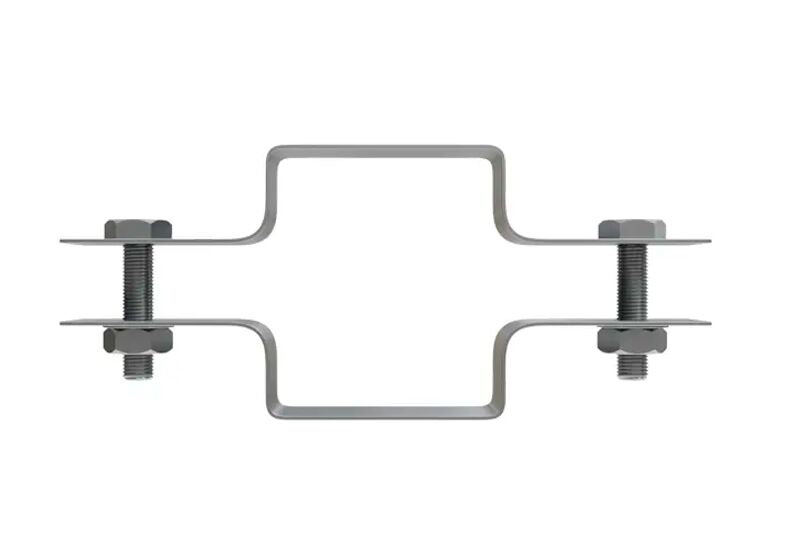 Хомут составной 50х50 Н-1500мм цинк 3шт, серый