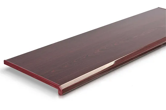 Подоконник DANKE 550 мм, Mahagony, красное дерево, глянец (112)