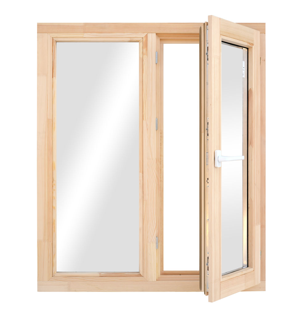 окно деревянное двухстворчатое 580*1170