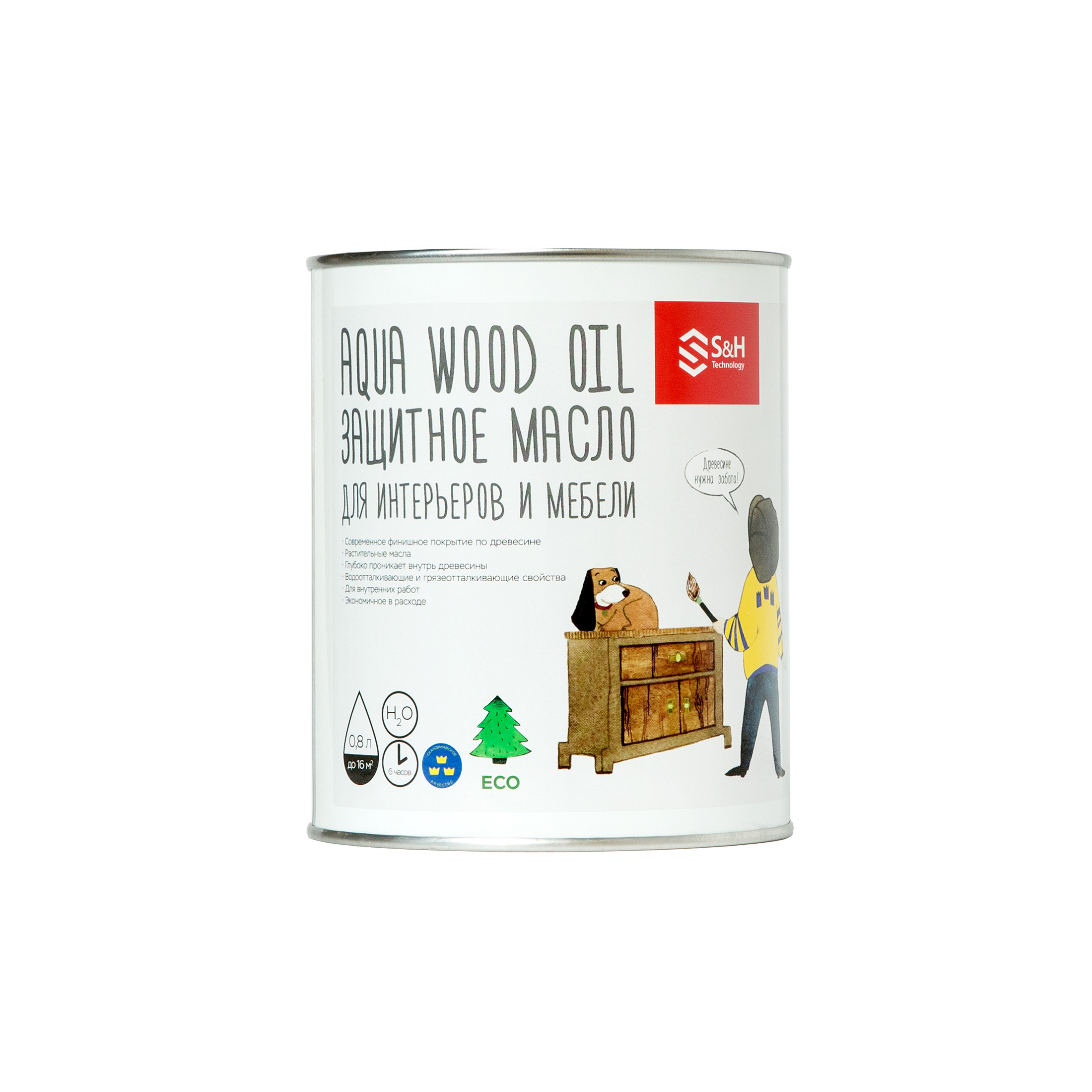 Aqua Wood Oil Масло для внутренних работ на водной основе 0,8 л купить в Санкт-Петербурге Aqua Wood Oil Масло для внутренних работ на водной основе 0,8 л