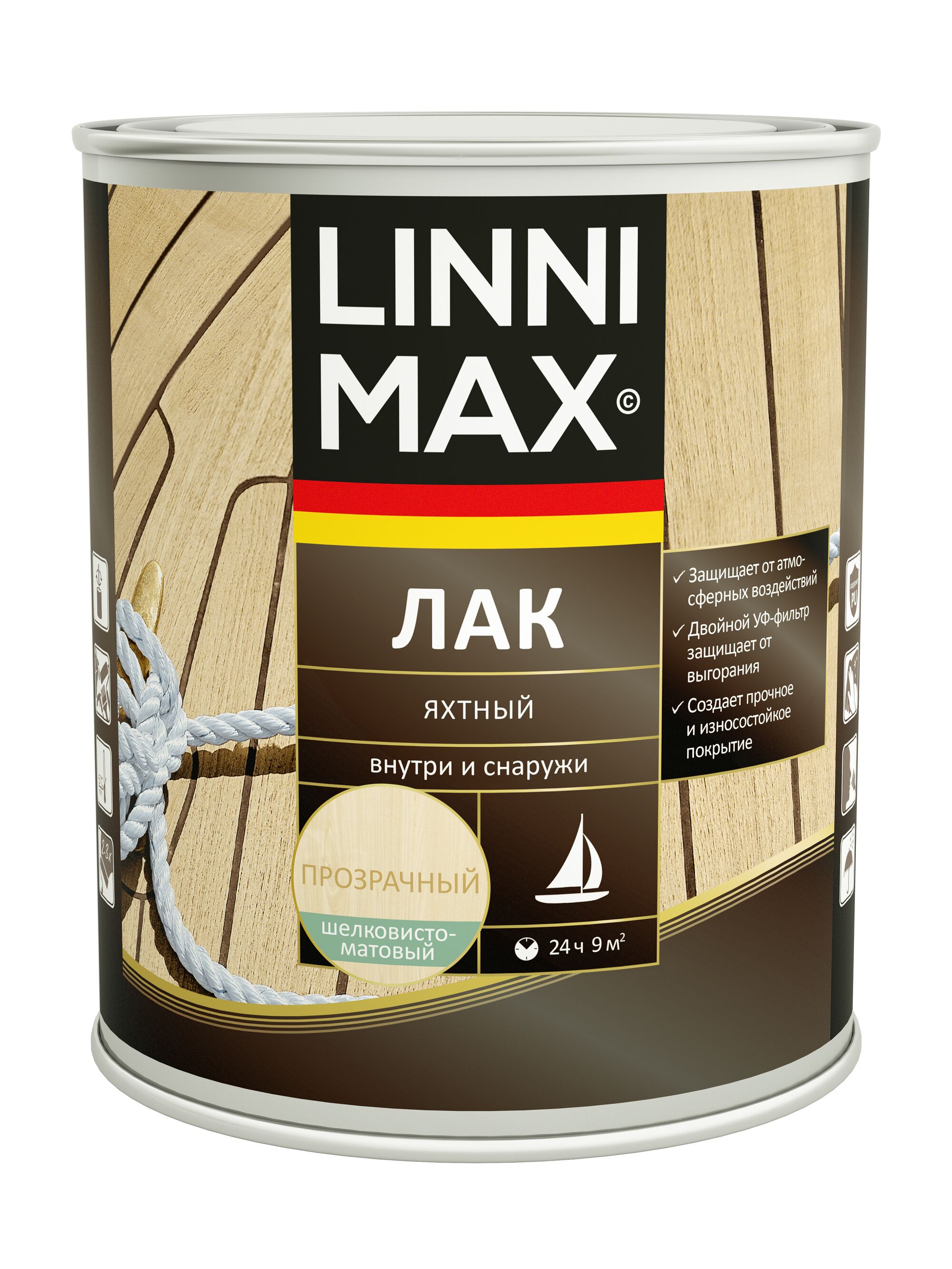 Лак Яхтный шелковисто-матовый 0,75л алкидно-уретановый LINNIMAX, Лак Яхтный шелковисто-матовый 0,75л алкидно-уретановый LINNIMAX купить в Санкт-Петербурге Лак Яхтный шелковисто-матовый 0,75л алкидно-уретановый LINNIMAX, Лак Яхтный шелковисто-матовый 0,75л алкидно-уретановый LINNIMAX