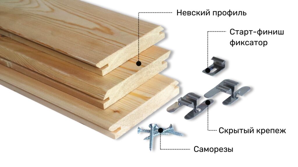 Комплект БлицПланк Доска фасадная Лиственница 20х120х2000мм-4шт с НЕРЖ крепежом д/деревянной лаги купить в Санкт-Петербурге Комплект БлицПланк Доска фасадная Лиственница 20х120х2000мм-4шт с НЕРЖ крепежом д/деревянной лаги