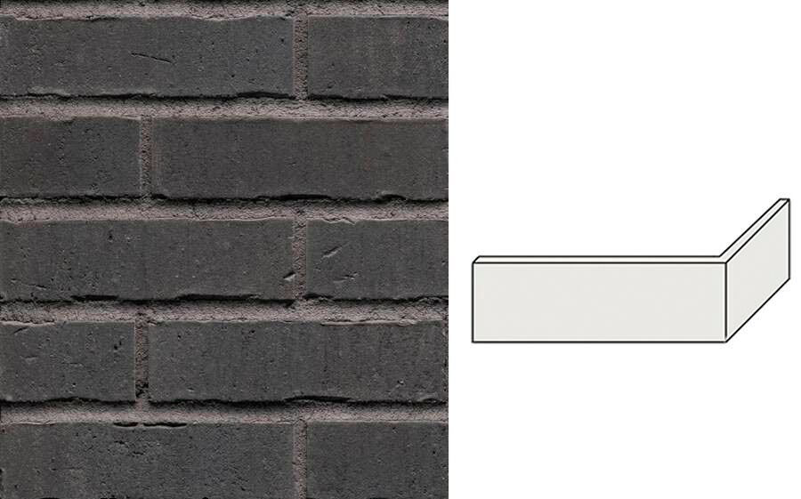 Клинкерная плитка угловая W736NF11 (240+115)x11x71мм 15шт/уп FeldHaus, vascu vulcano petino