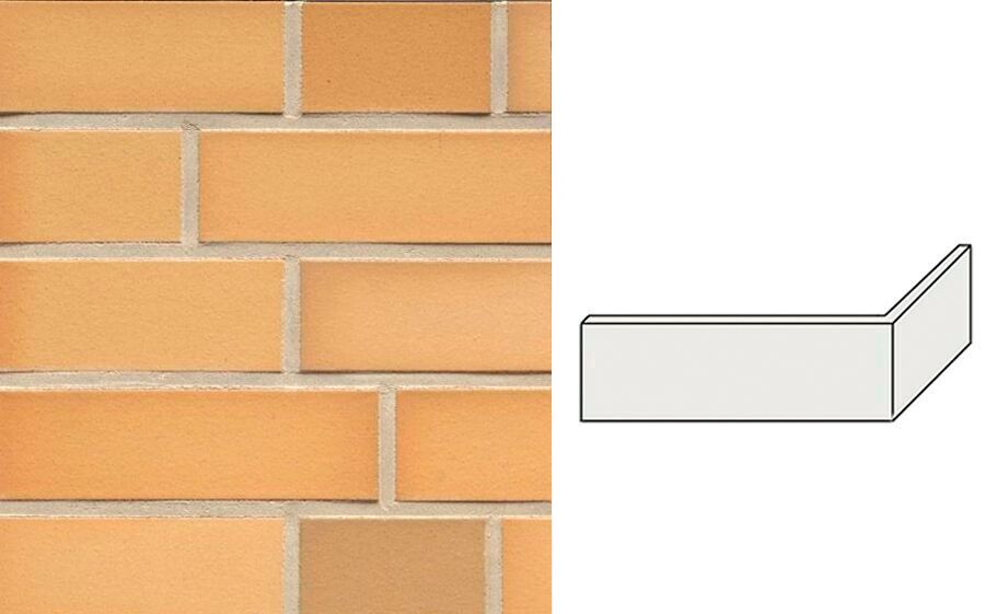 Клинкерная плитка угловая W253NF9 (240+115)x9x71мм 15шт/уп FeldHaus, crema glatt купить в Санкт-Петербурге Клинкерная плитка угловая W253NF9 (240+115)x9x71мм 15шт/уп FeldHaus, crema glatt